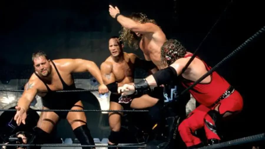 big show kane chris jericho the rock survivor series 2001