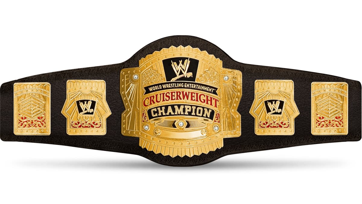 WWE Cruiserweight Championship belt