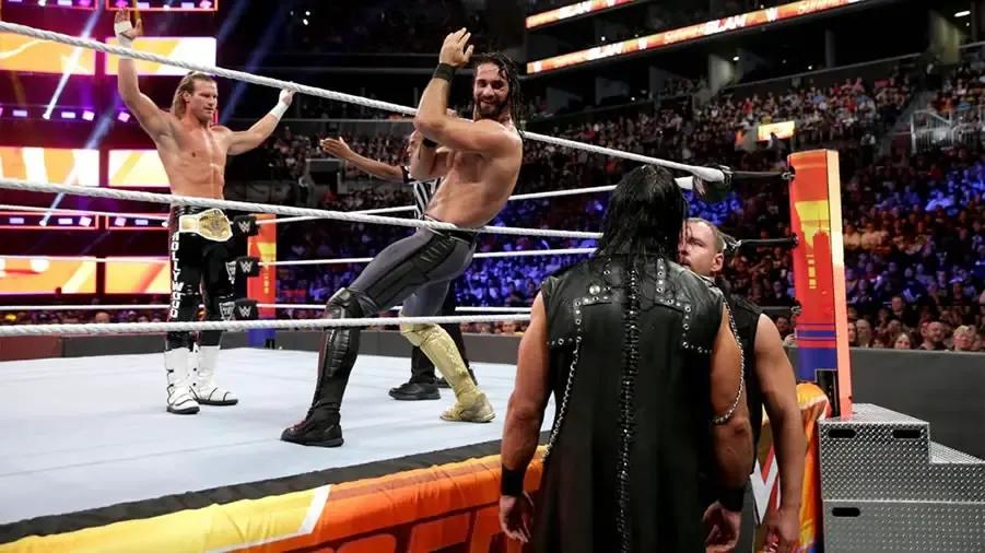 ZIGGLER ROLLINS AMBROSE MCINTYRE SUMMERSLAM 2018