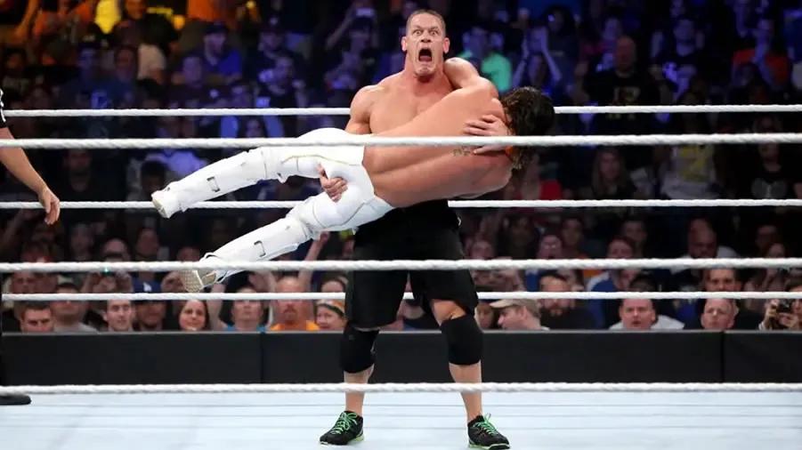 john cena seth rollins summerslam 2015