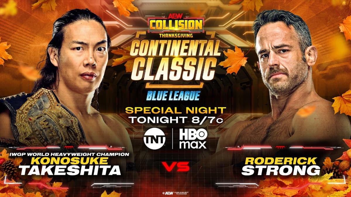 AEW Collision Thanksgiving graphic