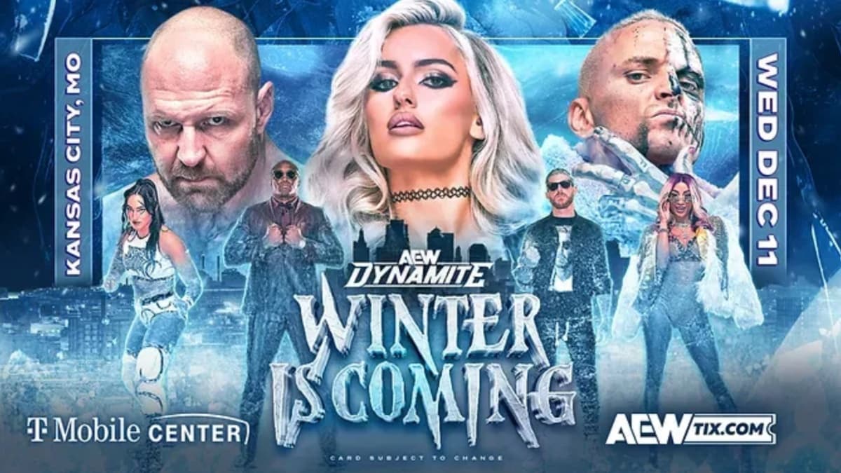 Several wrestlers featured on poster for AEW Dynamite: Winter Is Coming
