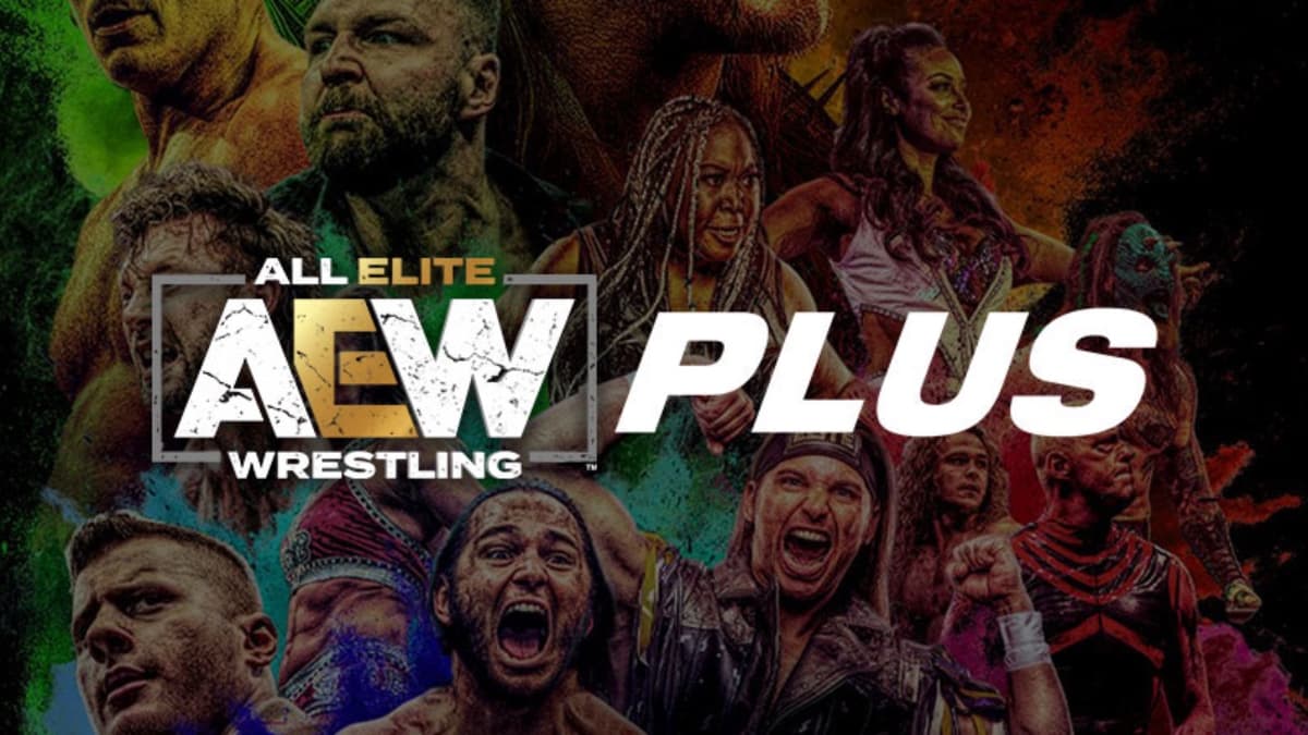 Logo for AEW Plus
