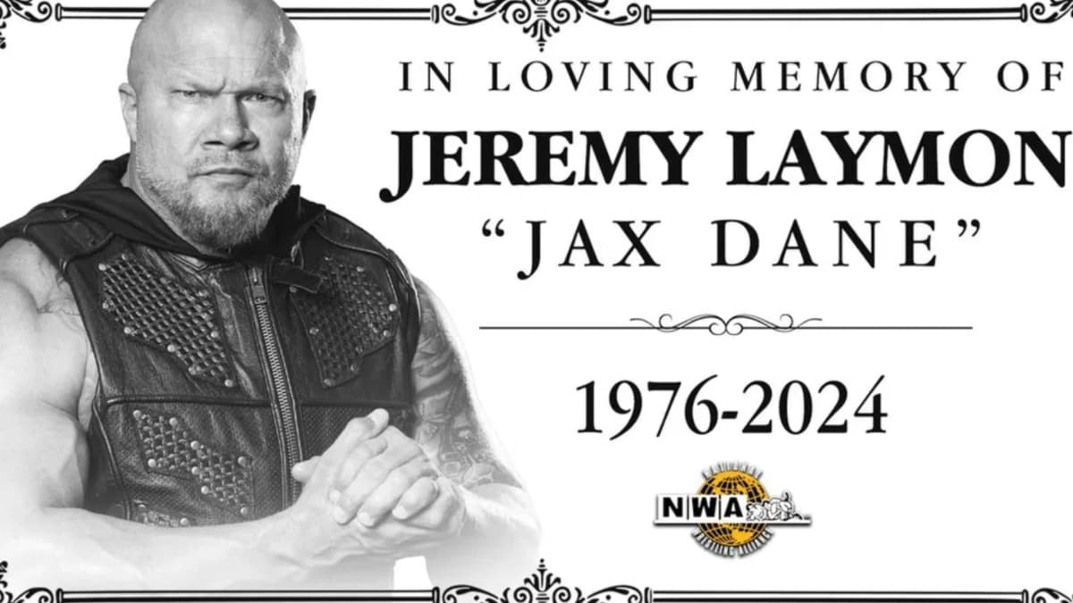 Tribute graphic for the death of Jax Dane