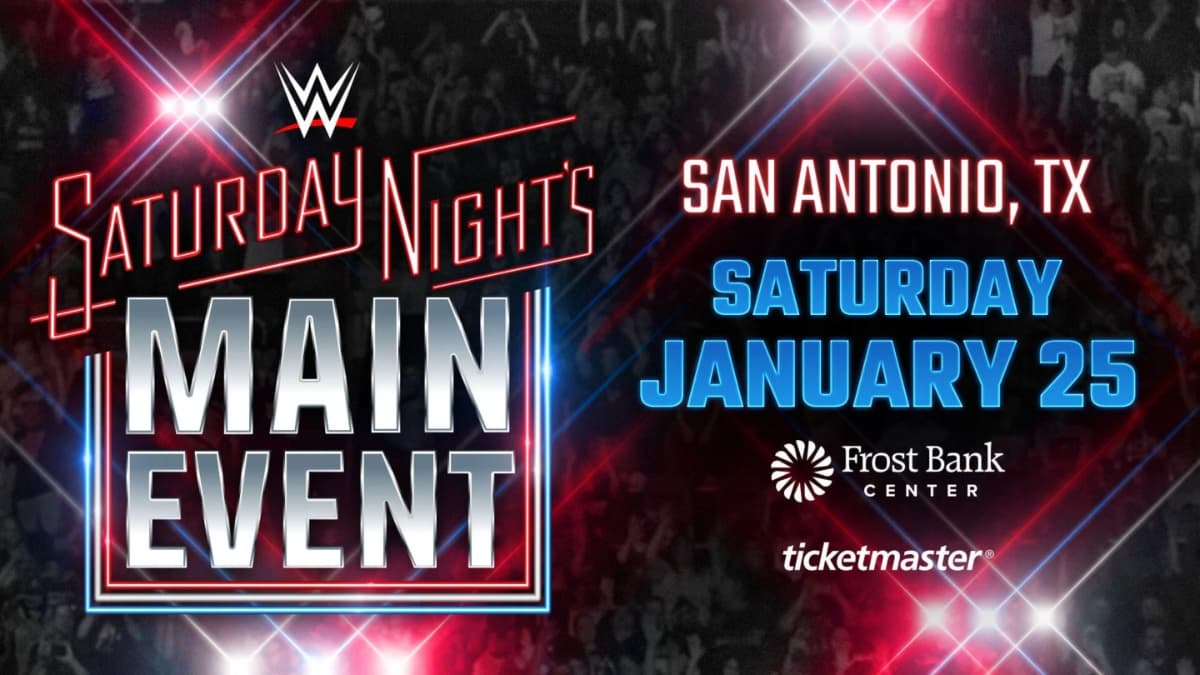 Promotional material for Saturday Night's Main Event on January 25