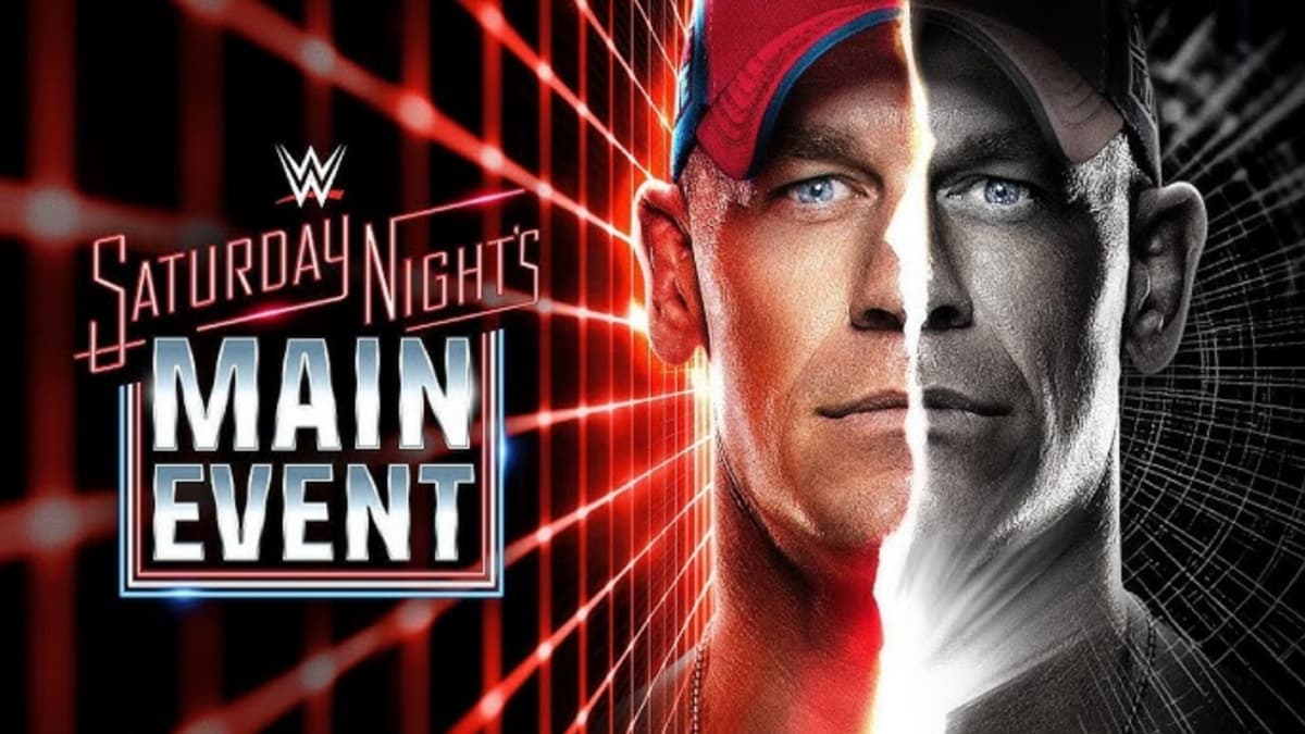 WWE Saturday Night's Main Event poster featuring John Cena